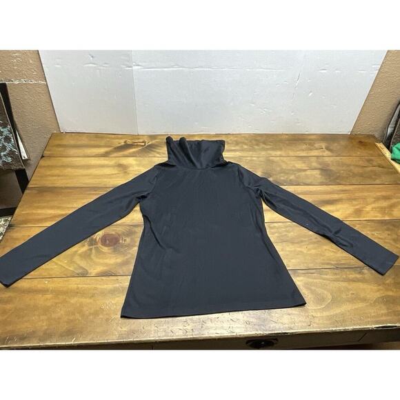 Brooks Brothers Sweater Women's Sz S Black Turtle Neck Pullover Light Weight - Picture 1 of 8